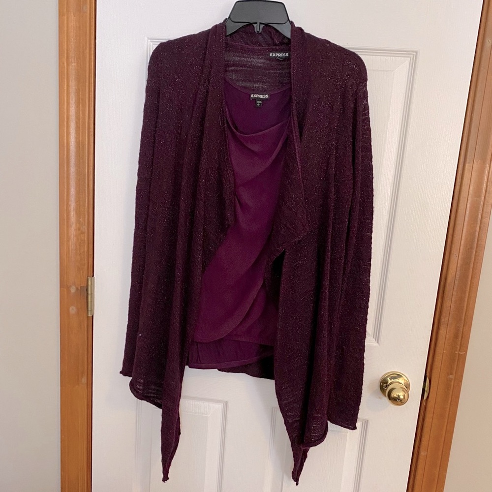Express Blouse and Cardigan Combo